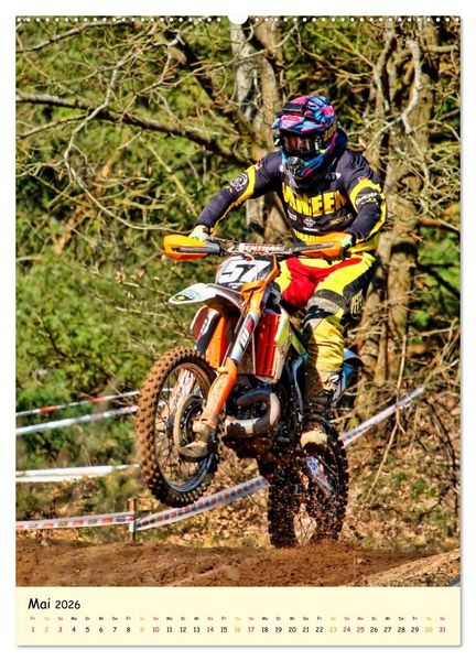 Produktbild: Motocross - einfach cool (hochwertiger Premium Wandkalender 2026 DIN A2 hoch), Kunstdruck in Hochglanz