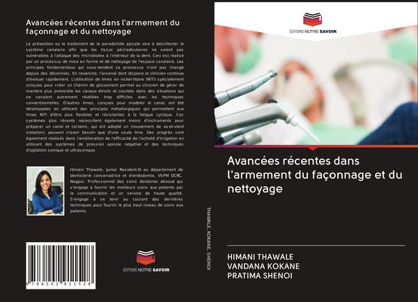 Produktbild: Avanc&eacute;es r&eacute;centes dans l'armement du fa&ccedil;onnage et du nettoyage