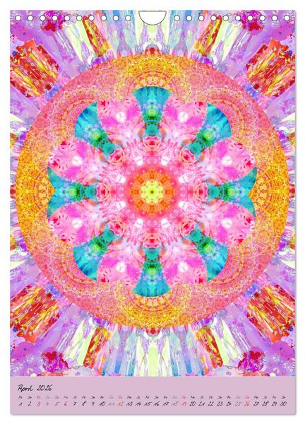 Produktbild: Bl&uuml;hende Mandalas (Wandkalender 2026 DIN A4 hoch), CALVENDO Monatskalender