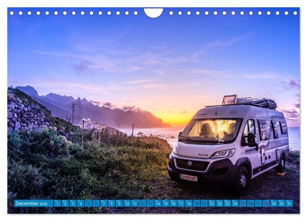 Produktbild: CANARY ISLANDS by CAMPER VAN (Wall Calendar 2026 DIN A4 landscape), CALVENDO 12 Month Wall Calendar