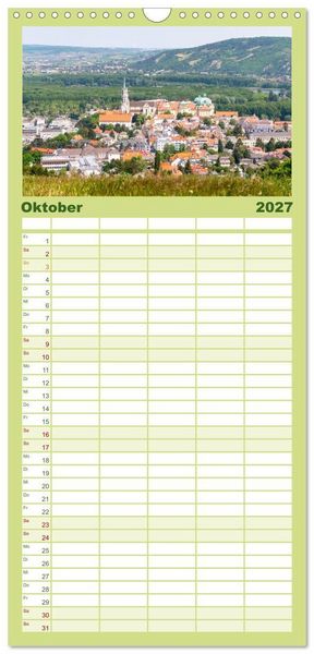 Produktbild: Familienplaner 2027 - Das Weinviertel im wundersch&ouml;nen Nieder&ouml;sterreich. mit 5 Spalten (Wandkalender, 21 x 45 cm) CALVENDO