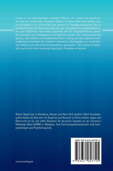 Produktbild: Gef&uuml;hle und Lernen im Fremdsprachenunterricht