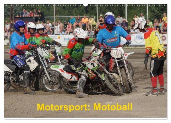 Produktbild: Motorsport: Motoball (Wandkalender 2026 DIN A2 quer), CALVENDO Monatskalender