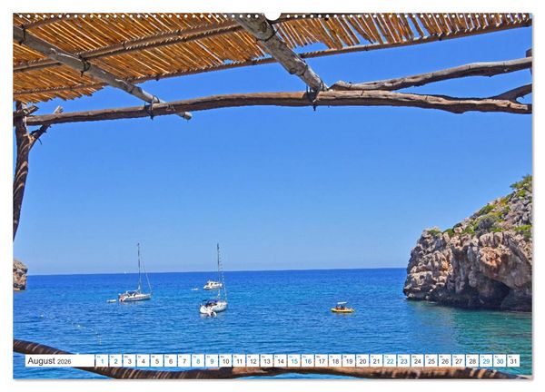Produktbild: Mallorca - Azurblaues Mittelmeer zum Tr&auml;umen (Wandkalender 2026 DIN A2 quer), CALVENDO Monatskalender
