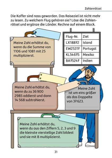 Produktbild: Mein R&auml;tselblock Mathe 4. Klasse