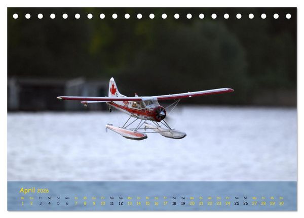 Produktbild: Abenteuer Wasserflug (Tischkalender 2026 DIN A5 quer), CALVENDO Monatskalender