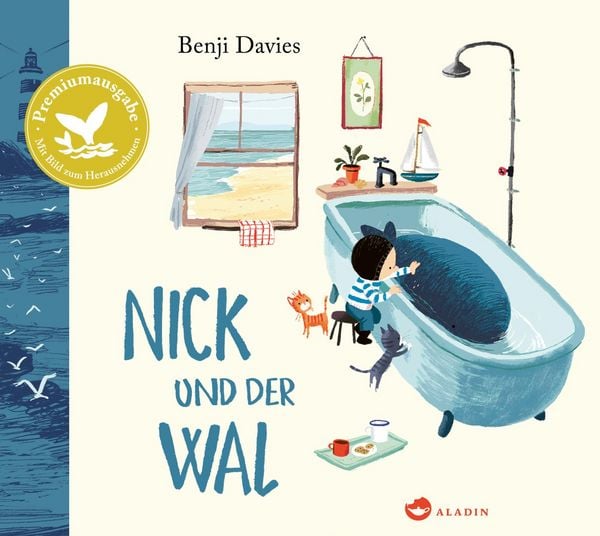 Nick und der Wal, Gebundene Ausgabe von Benji Davies, Aladin in der Thienemann-Esslinger Verlag GmbH, 9783848902316