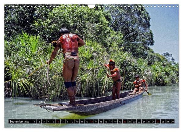 Produktbild: XINGU - Fluss der Menschenwesen (Wandkalender 2026 DIN A3 quer), CALVENDO Monatskalender