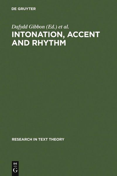 Produktbild: Intonation, Accent and Rhythm