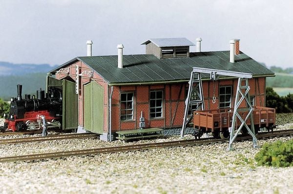 Auhagen - Lokschuppen für Schmalspurbahnen