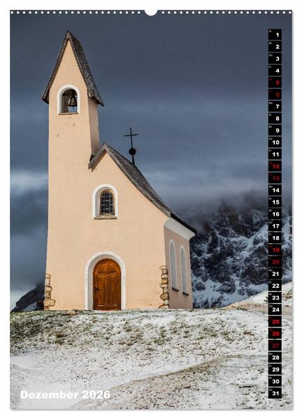 Produktbild: Dolomiten. Italien (Wandkalender 2026 DIN A2 hoch), CALVENDO Monatskalender