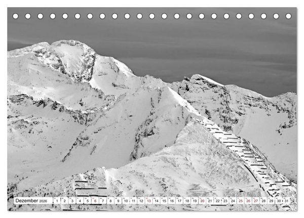 Produktbild: Dreitausender in den Alpen (Tischkalender 2026 DIN A5 quer), CALVENDO Monatskalender