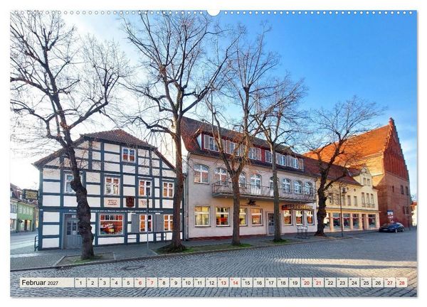 Produktbild: J&uuml;terbog &ndash; Backsteingotik und Wehrt&uuml;rme (Wandkalender 2027 DIN A2 quer), CALVENDO Monatskalender
