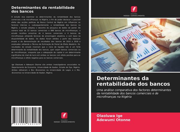 Produktbild: Determinantes da rentabilidade dos bancos