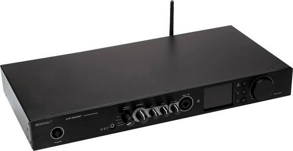Produktbild: Omnitronic DJP-900NET PA Verst&auml;rker Bluetooth&reg;, DAB+, Internetradio, WLAN RMS Leistung je Kanal an 4 Ohm: 460 W