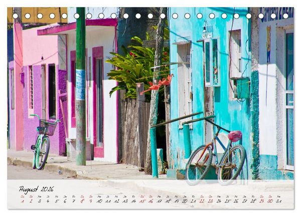 Produktbild: Mexiko - Bunte Vielfalt in Stadt und Land (Tischkalender 2026 DIN A5 quer), CALVENDO Monatskalender