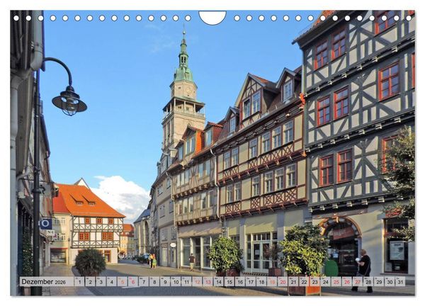 Produktbild: Bad Langensalza - Die Kur- und Gartenstadt (Wandkalender 2026 DIN A4 quer), CALVENDO Monatskalender