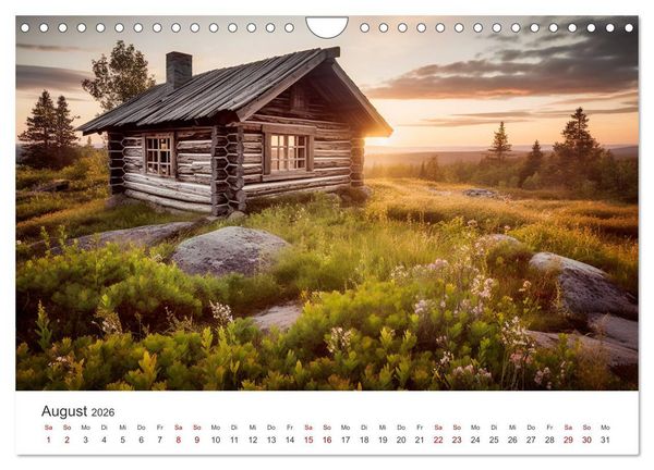 Produktbild: Zuhause in der Wildnis (Wandkalender 2026 DIN A4 quer), CALVENDO Monatskalender