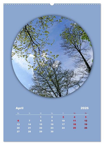 Produktbild: Rundherum Natur (hochwertiger Premium Wandkalender 2026 DIN A2 hoch), Kunstdruck in Hochglanz