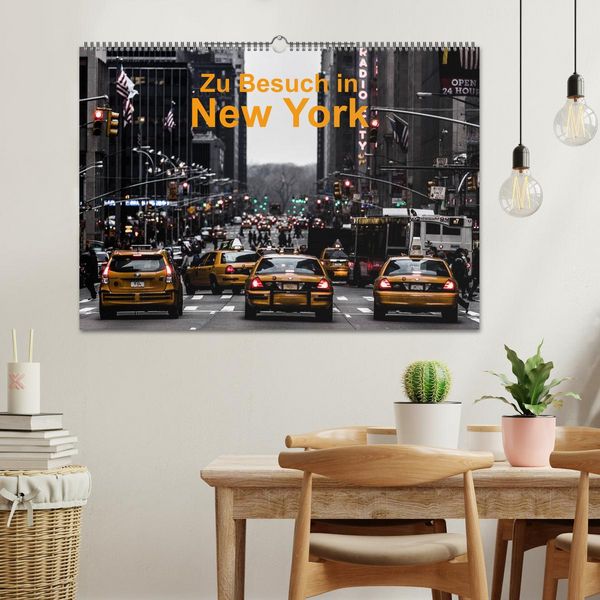Produktbild: Zu Besuch in New York (Wandkalender 2026 DIN A2 quer), CALVENDO Monatskalender