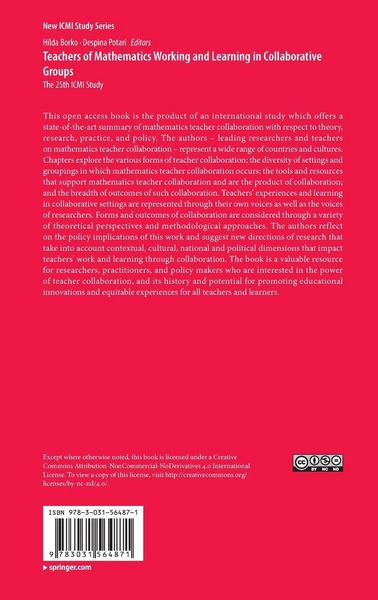 Produktbild: Teachers of Mathematics Working and Learning in Collaborative Groups