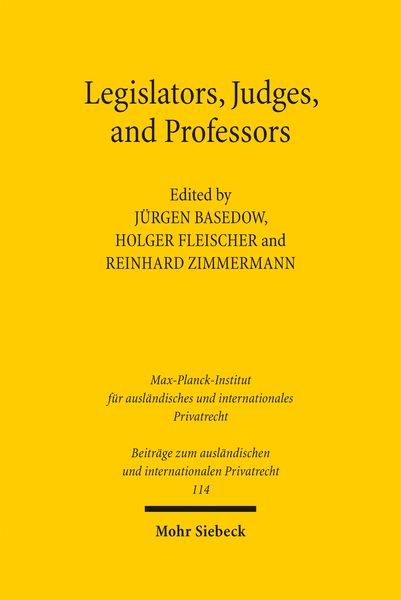 Produktbild: Legislators, Judges, and Professors