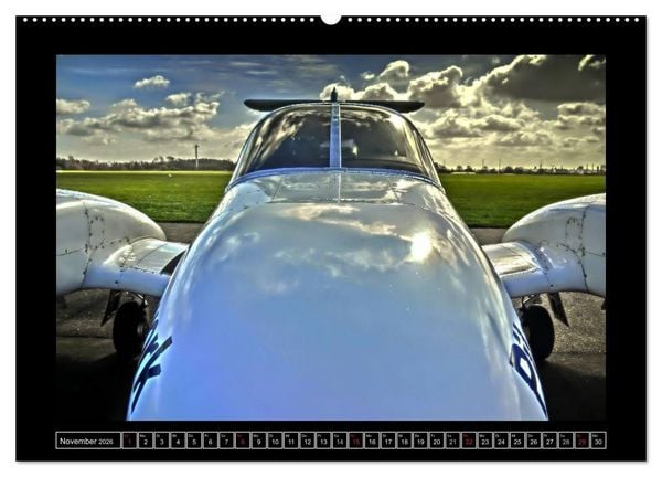 Produktbild: Farbe rund ums Flugzeug! (hochwertiger Premium Wandkalender 2026 DIN A2 quer), Kunstdruck in Hochglanz