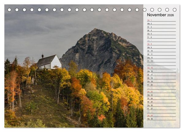 Produktbild: Oberallg&auml;uer Landschaft (Tischkalender 2026 DIN A5 quer), CALVENDO Monatskalender