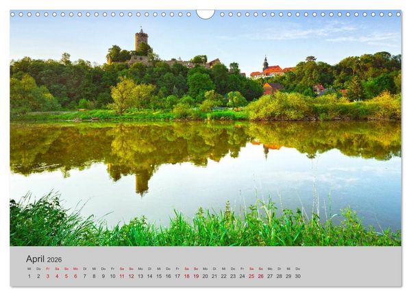 Produktbild: Die Saale Von Franken zur Elbe (Wandkalender 2026 DIN A3 quer), CALVENDO Monatskalender