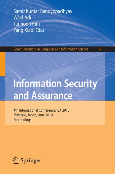 Produktbild: Information Security and Assurance