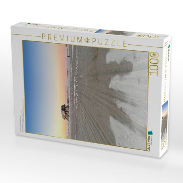 Produktbild: CALVENDO Puzzle Schnee am Ordinger Strand | 1000 Teile Lege-Gr&ouml;&szlig;e 64x48cm Foto-Puzzle f&uuml;r gl&uuml;ckliche Stunden