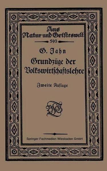 Produktbild: Grundz&uuml;ge der Volkswirtschaftslehre