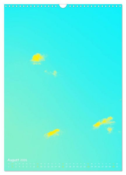 Produktbild: Aquarelle am Himmel (Wandkalender 2026 DIN A3 hoch), CALVENDO Monatskalender