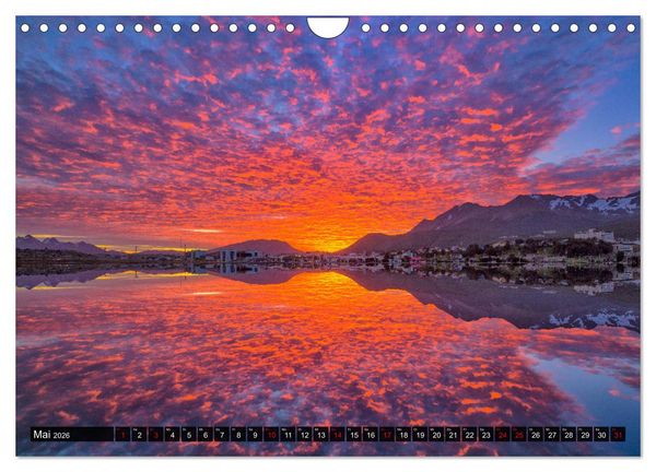 Produktbild: Patagonien und Feuerland (Wandkalender 2026 DIN A4 quer), CALVENDO Monatskalender