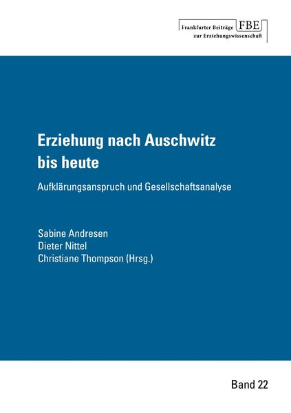 Produktbild: Erziehung nach Auschwitz bis heute