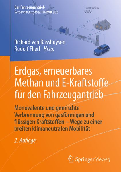 Produktbild: Erdgas, erneuerbares Methan und E-Kraftstoffe f&uuml;r den Fahrzeugantrieb