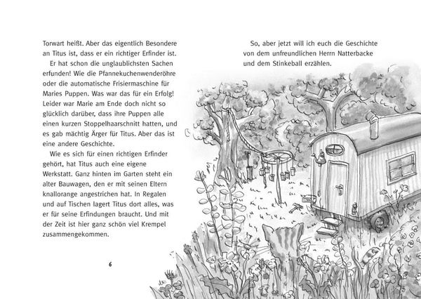 Produktbild: Die Erfindungen des Titus Knatterberg - Der trojanische Stinkeball und das Unterwasserfernrohr
