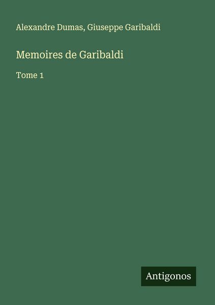 Produktbild: Memoires de Garibaldi
