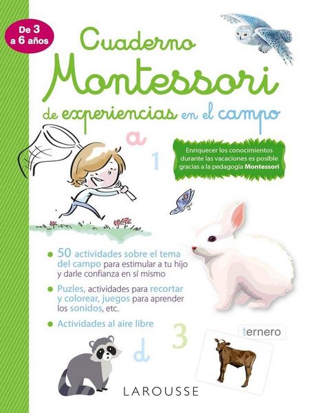 Produktbild: Cuaderno Montessori de experiencias en el campo