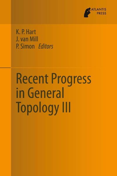 Produktbild: Recent Progress in General Topology III
