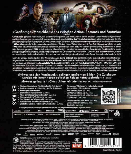 Produktbild: Cloud Atlas (Filmjuwelen)