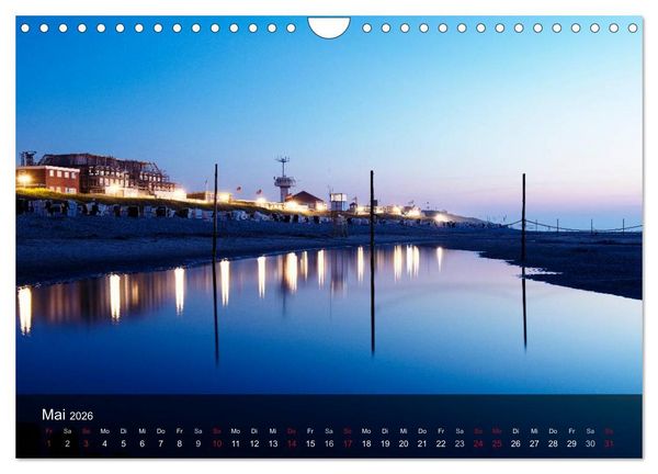 Produktbild: Wangerooge &ndash; Eine Perle in der Nordsee. (Wandkalender 2026 DIN A4 quer), CALVENDO Monatskalender