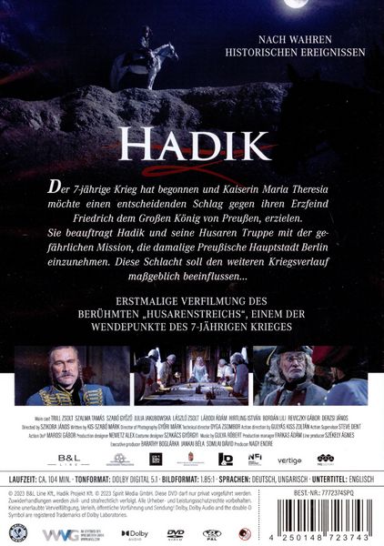 Produktbild: Hadik - Der legend&auml;re Husaren General
