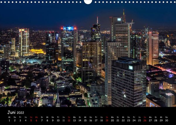 Produktbild: Frankfurt am Main Skylights (Wandkalender 2022 DIN A3 quer)