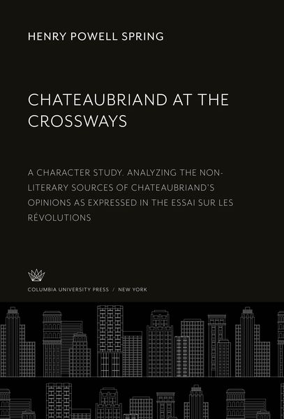 Produktbild: Chateaubriand at the Crossways