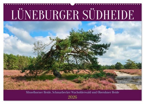 Produktbild: L&uuml;neburger S&uuml;dheide (Wandkalender 2026 DIN A2 quer), CALVENDO Monatskalender