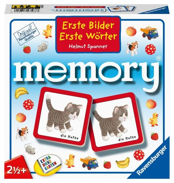Produktbild: Erste Bilder - Erste W&ouml;rter memory&reg; - Kinderspiel ab 2 Jahre