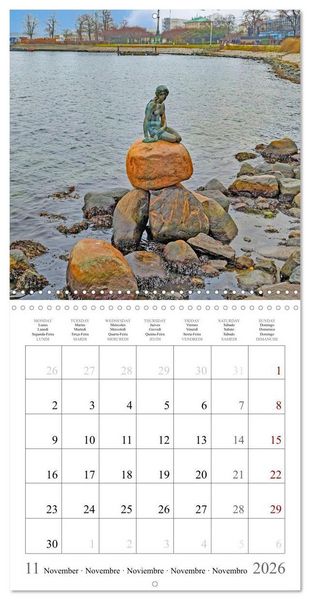 Produktbild: A Journey Through Europe (Wall Calendar 2026 12 &times; 12 Inch) CALVENDO 12 Month Wall Calendar