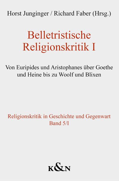 Produktbild: Belletristische Religionskritik I