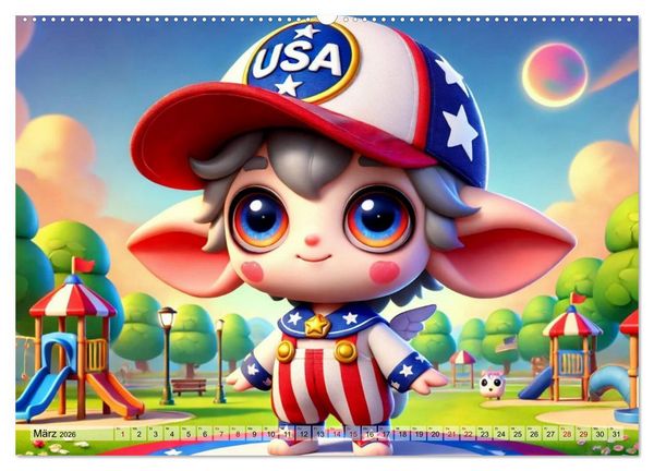 Produktbild: Buddy Stars - Abenteuer f&uuml;r Kinder (hochwertiger Premium Wandkalender 2026 DIN A2 quer), Kunstdruck in Hochglanz